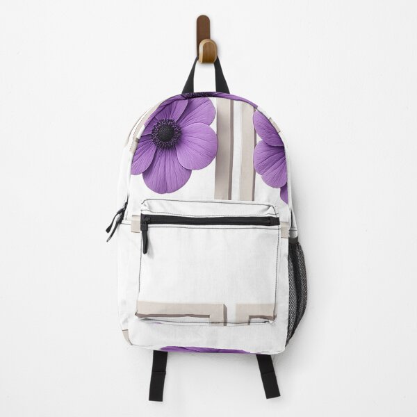 Artikelvorschau, Drei Violette Blüten in Rahmen – Moderne Blumenkunst entworfen und verkauft von LOSCOLIS.