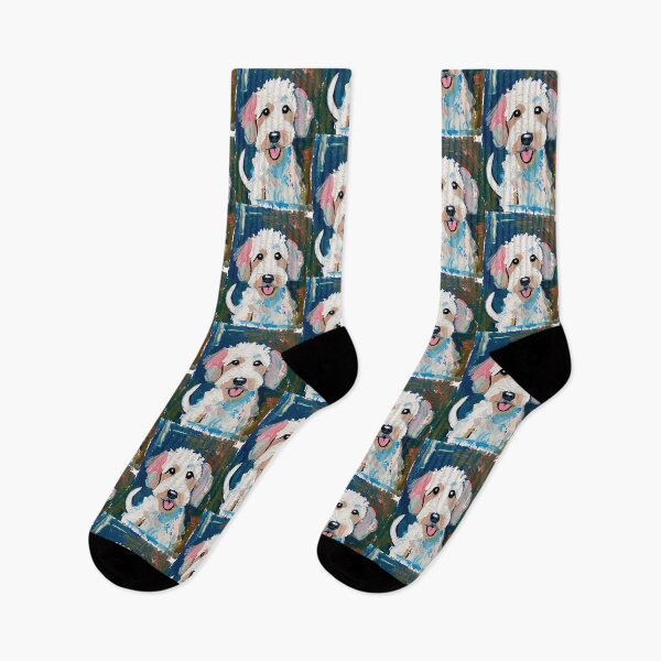 Item preview, Sheepadoodle Pop Art Portrait designed and sold by ChrisButler.