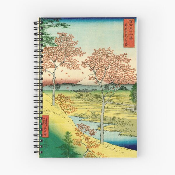 Item preview, HD View of the Sunset at Meguro, Edo , by Utagawa Hiroshige HIGH DEFINITION designed and sold by MINDTHECHERRY.