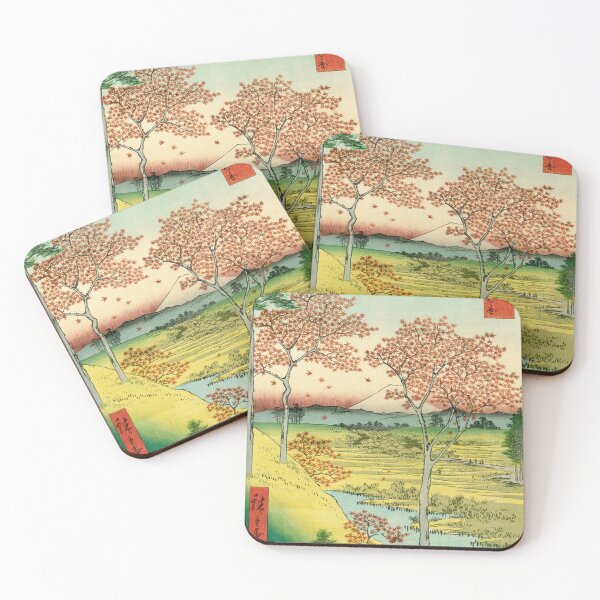 Item preview, HD View of the Sunset at Meguro, Edo , by Utagawa Hiroshige HIGH DEFINITION designed and sold by MINDTHECHERRY.