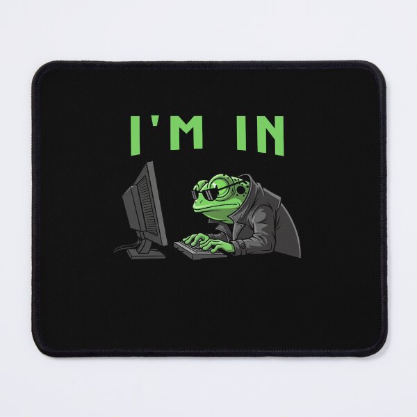 Item preview, Silly Computer Frog: I'm In! designed and sold by DesignsDominus.