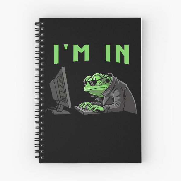 Item preview, Silly Computer Frog: I'm In! designed and sold by DesignsDominus.