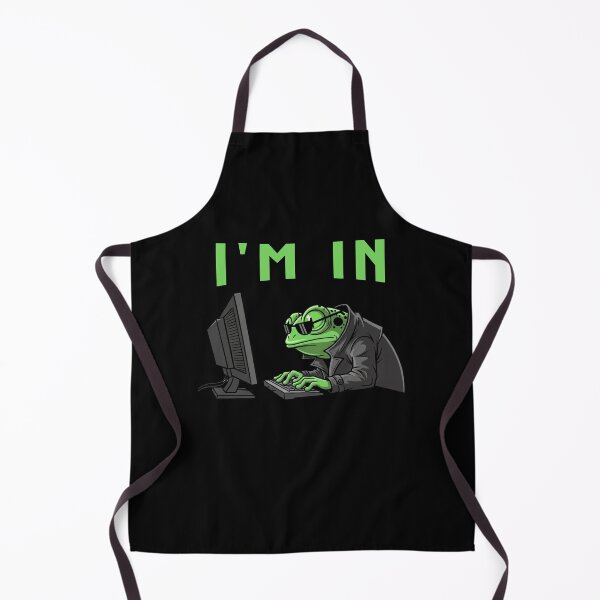 Item preview, Silly Computer Frog: I'm In! designed and sold by DesignsDominus.