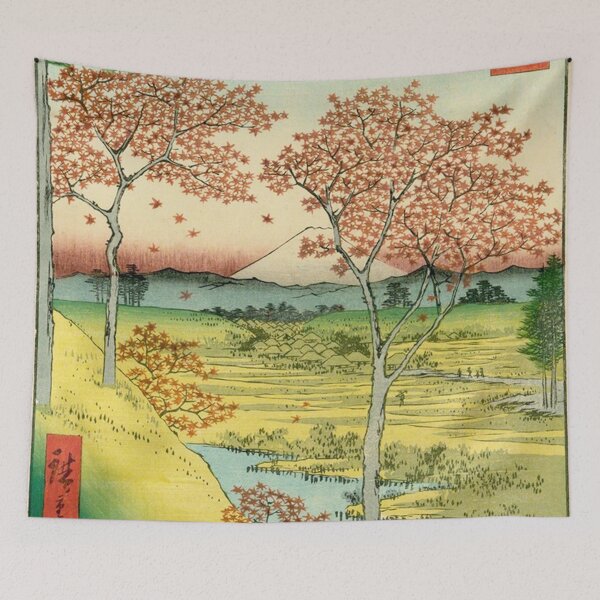 Item preview, HD View of the Sunset at Meguro, Edo , by Utagawa Hiroshige HIGH DEFINITION designed and sold by MINDTHECHERRY.