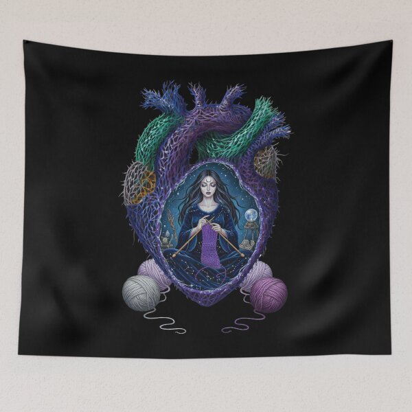 Item preview, Anatomical Heart Witch Sewing Spooky Fantasy designed and sold by TeeARTHY.