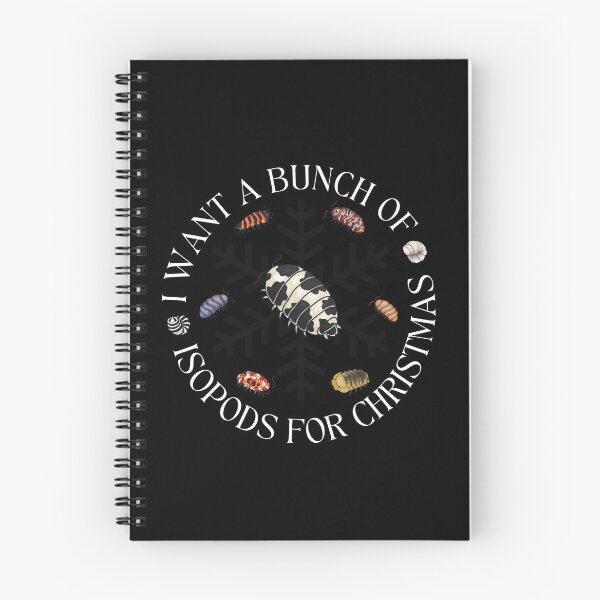 Aperçu de l'œuvre Je veux un tas d'isopodes pour Noël créée et vendue par GraphicTortoise.