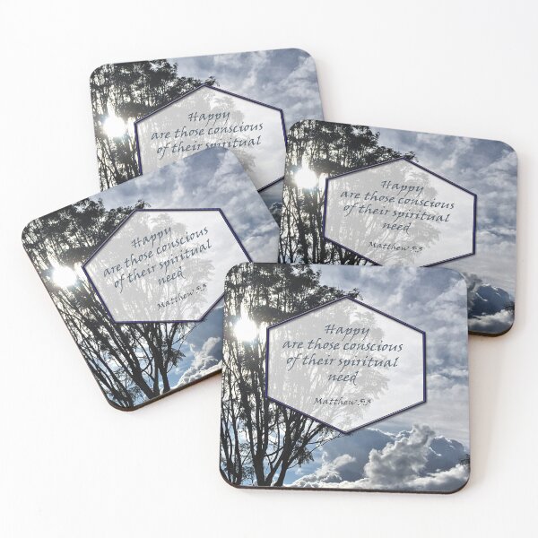 Item preview,  Happy are those conscious of spiritual need JW 2026 year text designed and sold by artbyruthandco.