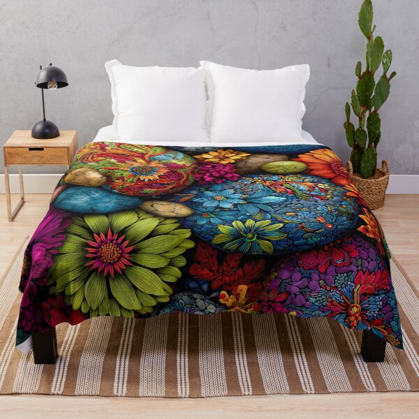 Item preview, Vibrant Floral Stones designed and sold by JPugliese.