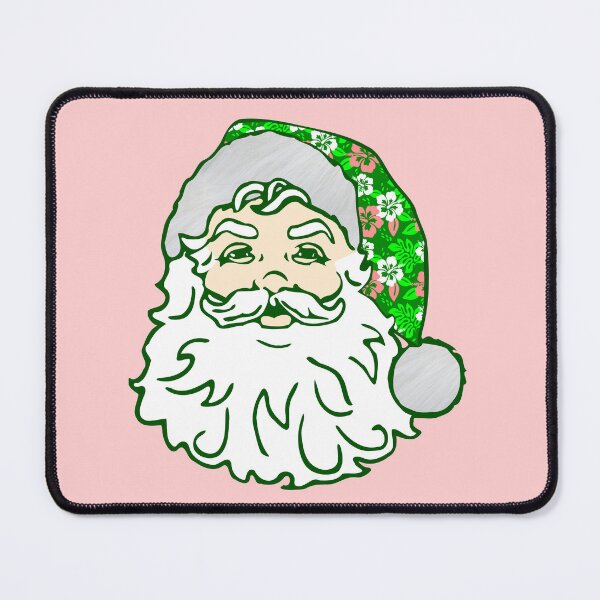 Item preview,  luau pink christmas hawaiian santa claus  designed and sold by Gossip Rag.
