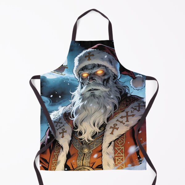 Item preview, zombie christmas Undead Santa Magical Dark Fantasy Christmas Art designed and sold by Uglyandcute.
