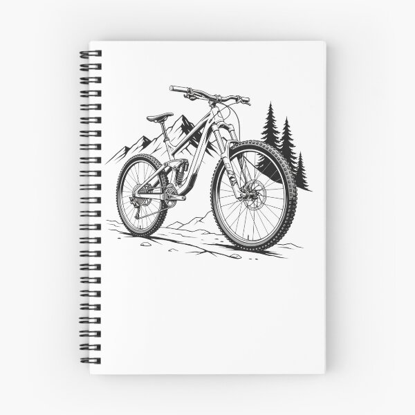 Artikelvorschau, Mountainbike-Trailfahren MTB-Abenteuerdesign entworfen und verkauft von GetGoodFit.