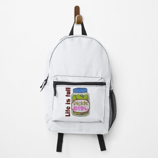 Item preview, Life is Full Pickle Girl Jar Illustration designed and sold by DNC1134.