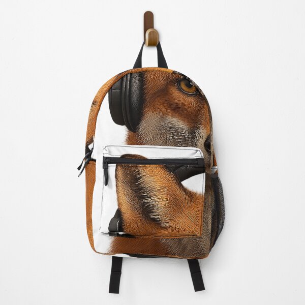 Item preview, DJ Fox – Realistic Fox with Headphones designed and sold by LOSCOLIS.