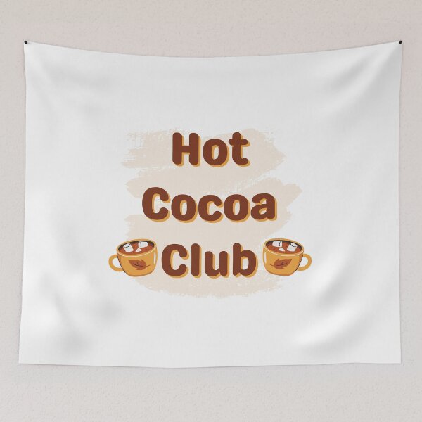 Item preview, Hot Cocoa Club Cozy Winter Cups Design designed and sold by Inkworksbyshery.