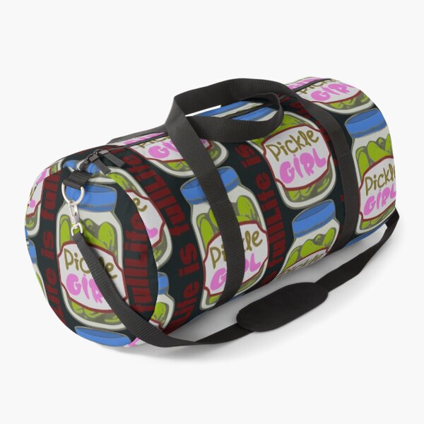 Item preview, Life is Full Pickle Girl Jar Illustration designed and sold by DNC1134.