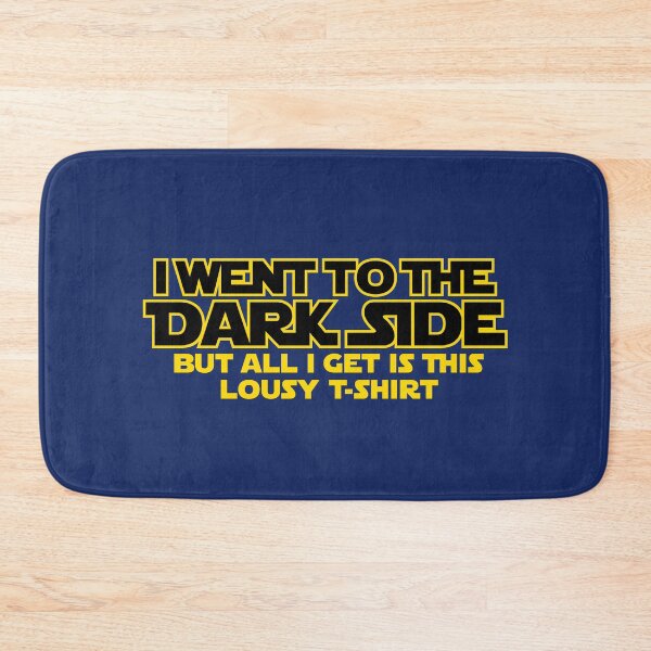 Item preview, I went to the dark side - lousy T-Shirt (yellow black) designed and sold by hard2wear.