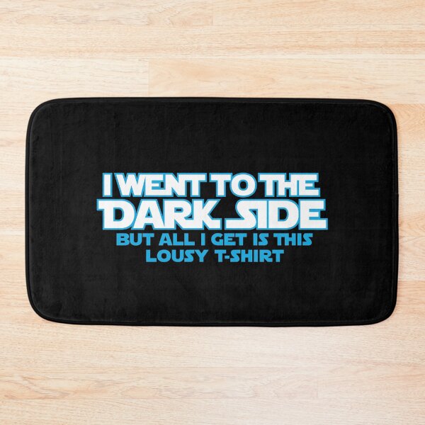 Item preview, I went to the dark side - lousy T-Shirt (blue white) designed and sold by hard2wear.