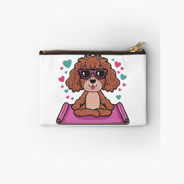 Item preview, Red Doodle Doing Yoga designed and sold by ScribbL-ScrabbL.