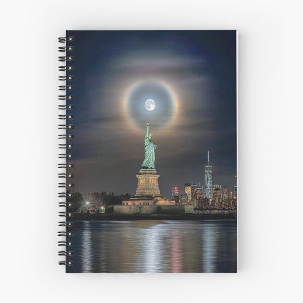 Item preview, Lunar Halo over Lady Liberty designed and sold by JEC Productions.