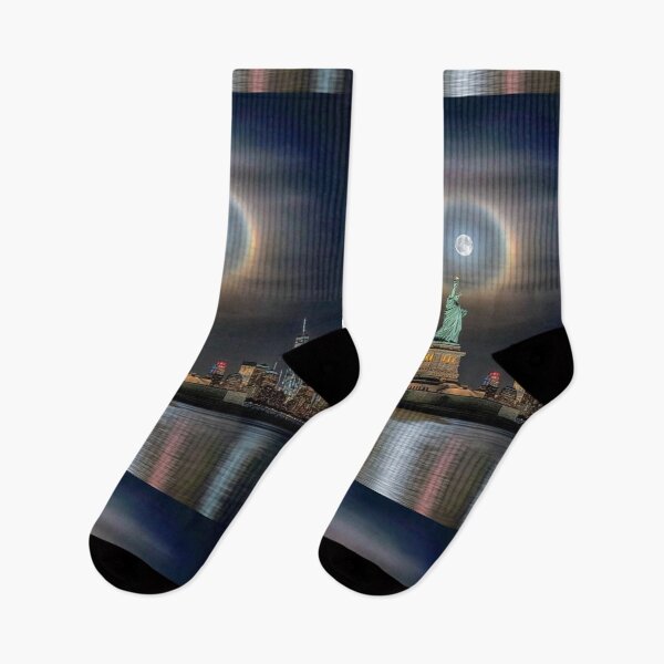 Item preview, Lunar Halo over Lady Liberty designed and sold by JEC Productions.