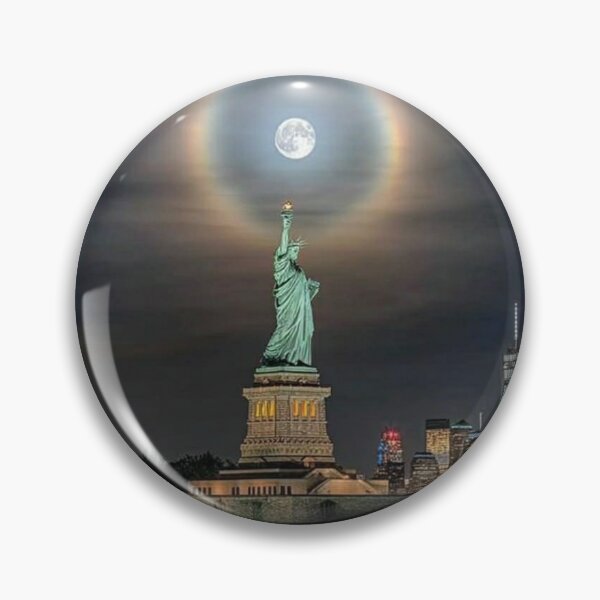 Item preview, Lunar Halo over Lady Liberty designed and sold by JEC Productions.