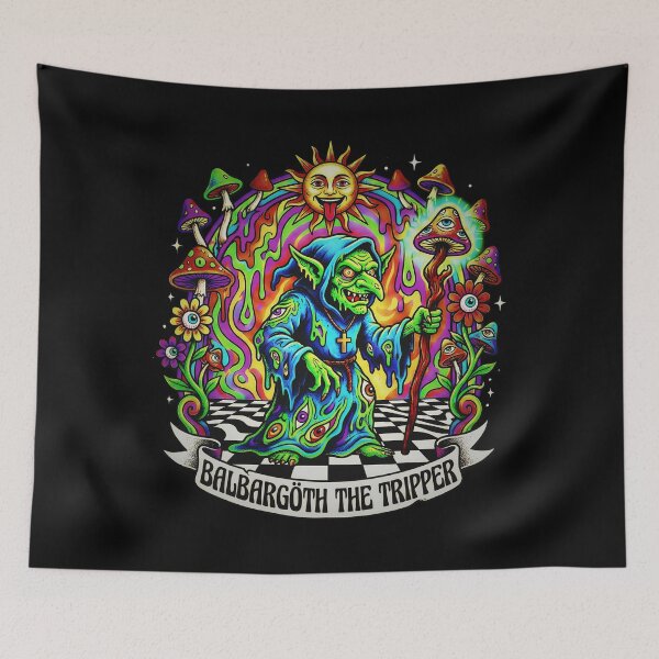 Item preview, Balbargöth The Tripper - Psychedelic Goblin designed and sold by CoffinsArt.