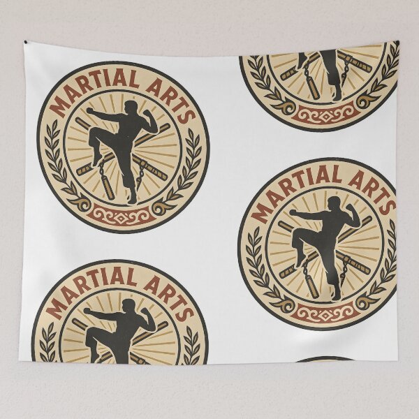Item preview, Vintage MMA – Retro Mixed Martial Arts Logo designed and sold by Dax Studio.