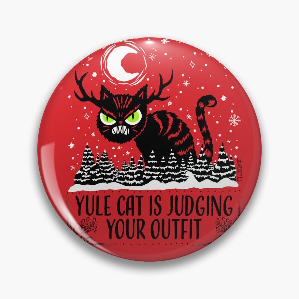Item preview, Yule Cat designed and sold by stevenselbyart.