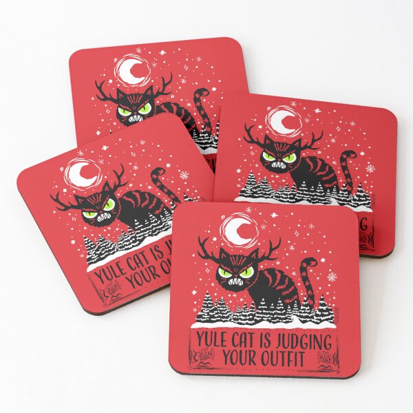 Item preview, Yule Cat designed and sold by stevenselbyart.