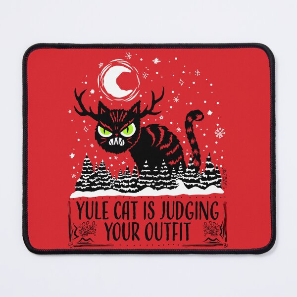 Item preview, Yule Cat designed and sold by stevenselbyart.