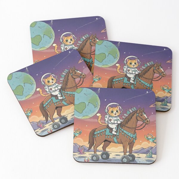 Item preview, MISSION FUR: Astro-Cat and the 4-Wheeled Mechanical Steed designed and sold by JanRizz.