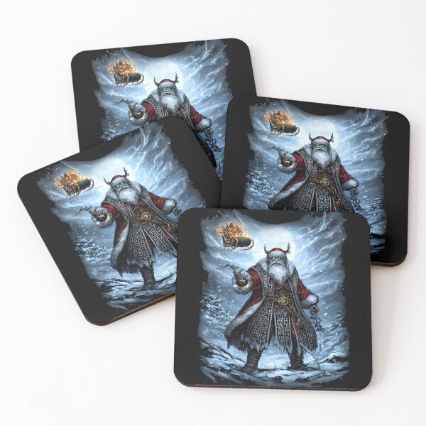 Item preview, zombie christmas Undead Santa Magical Dark Fantasy Christmas Art designed and sold by Uglyandcute.