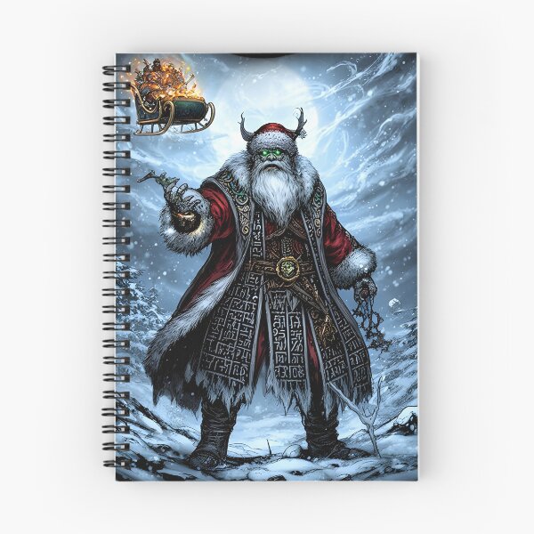 Item preview, zombie christmas Undead Santa Magical Dark Fantasy Christmas Art designed and sold by Uglyandcute.