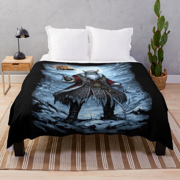 Item preview, zombie christmas Undead Santa Magical Dark Fantasy Christmas Art designed and sold by Uglyandcute.