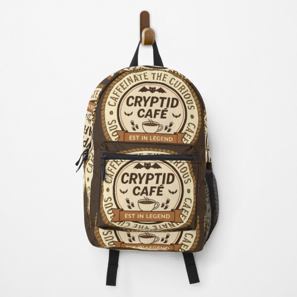 Item preview, Cryptid Cafe logo - Caffeinate the Curious designed and sold by Blaze & Trail Creative.