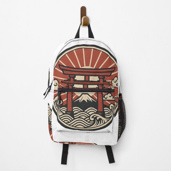Item preview, Vintage Torii Gate – Retro Japanese Shrine Logo designed and sold by Dax Studio.