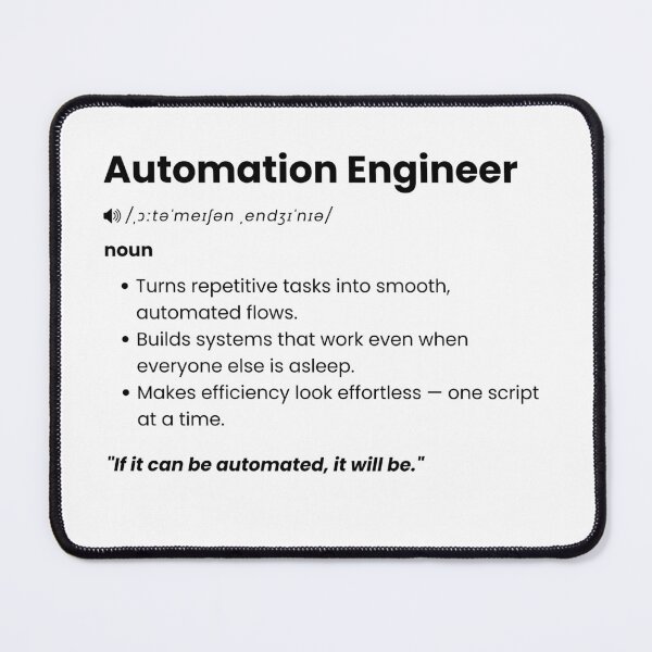 Item preview, Automation Engineer Definition | Funny Automation Tech Gift designed and sold by Yuli Club.