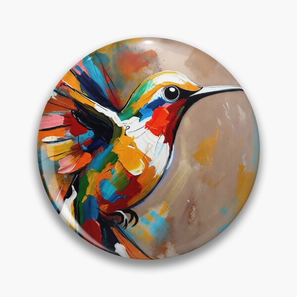 Item preview, Vibrant Abstract Hummingbird 3 designed and sold by ChrisButler.