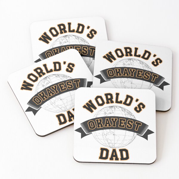 Item preview, WORLD'S OKAYEST DAD - In Orange designed and sold by Holy Coast Threads (Formerly ChristianFlower).