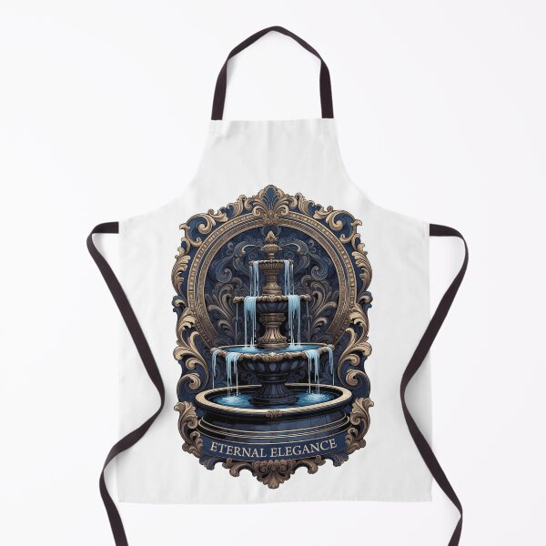 Item preview, Gilded Baroque Fountain T-Shirt, Premium Dark Metal Sculpture Art, Eternal Elegance Graphic designed and sold by YMLux.