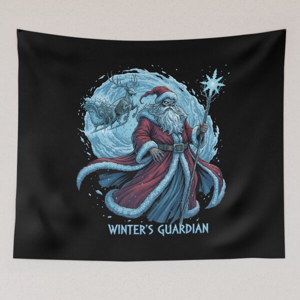 Item preview, zombie christmas Undead Santa Magical Dark Fantasy Christmas Art designed and sold by Uglyandcute.