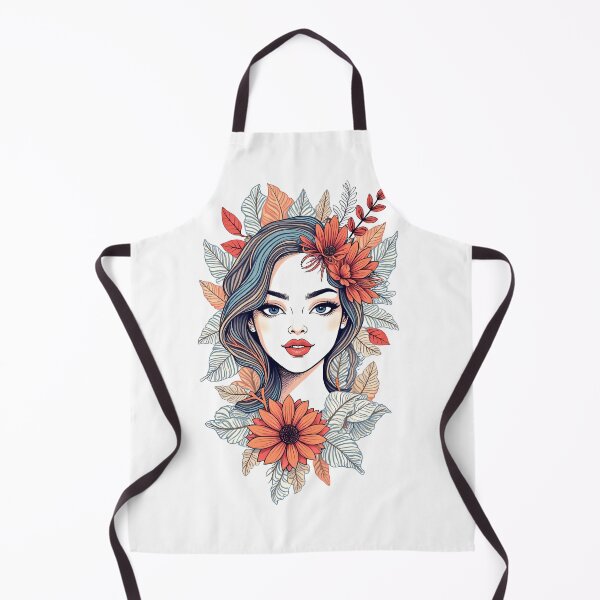 Item preview, Neon One-Line Woman Face with Botanical Shapes – Y2K Aesthetic Minimalist Line Art Design designed and sold by toshnaire.
