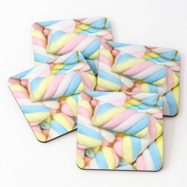 Item preview, Colorful Marshmallow Twists Candy Photograph  designed and sold by patternsoup.
