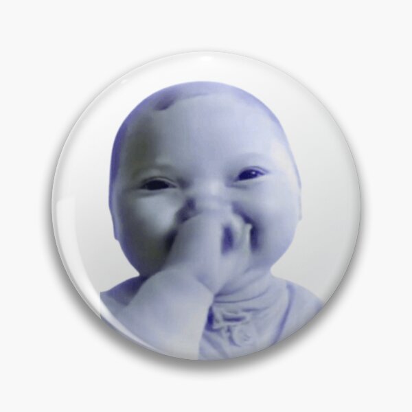 Item preview, AI Baby Holding Laugh Meme designed and sold by klaro45.