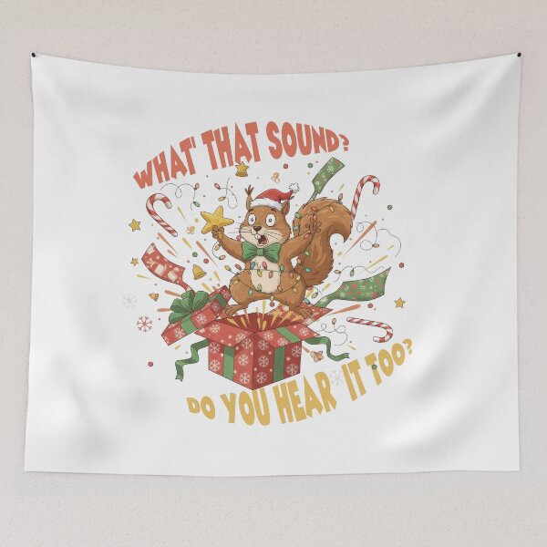 Item preview, What’s That Sound? Do You Hear It Too? – Funny Suspense Quote designed and sold by TextMood.