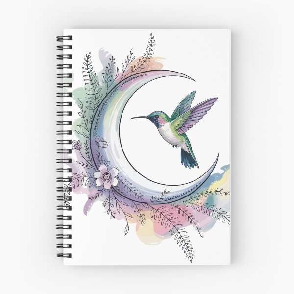 Item preview, Hummingbird Moon Flowers designed and sold by Creative League Ignite.