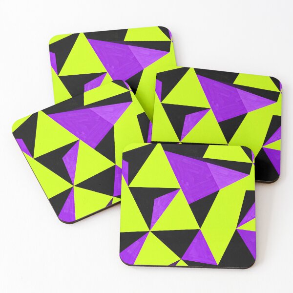 Item preview, Vibrant tessellated triangles  designed and sold by SuperAIstar.