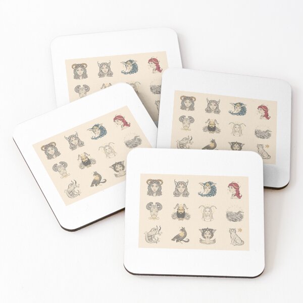Item preview, draw, sketch, zodiac, animal, mystic designed and sold by WeberinaPower.