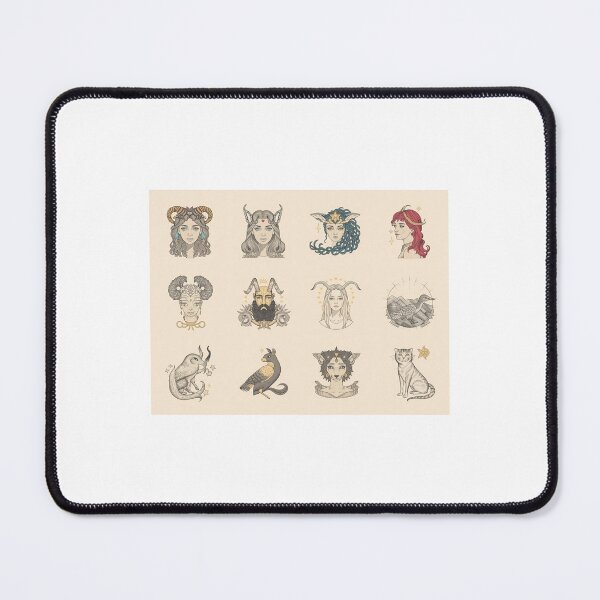 Item preview, draw, sketch, zodiac, animal, mystic designed and sold by WeberinaPower.