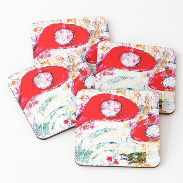 Item preview, Recovery S5 - Expressive Abstraction in Red and White designed and sold by Flamingou.